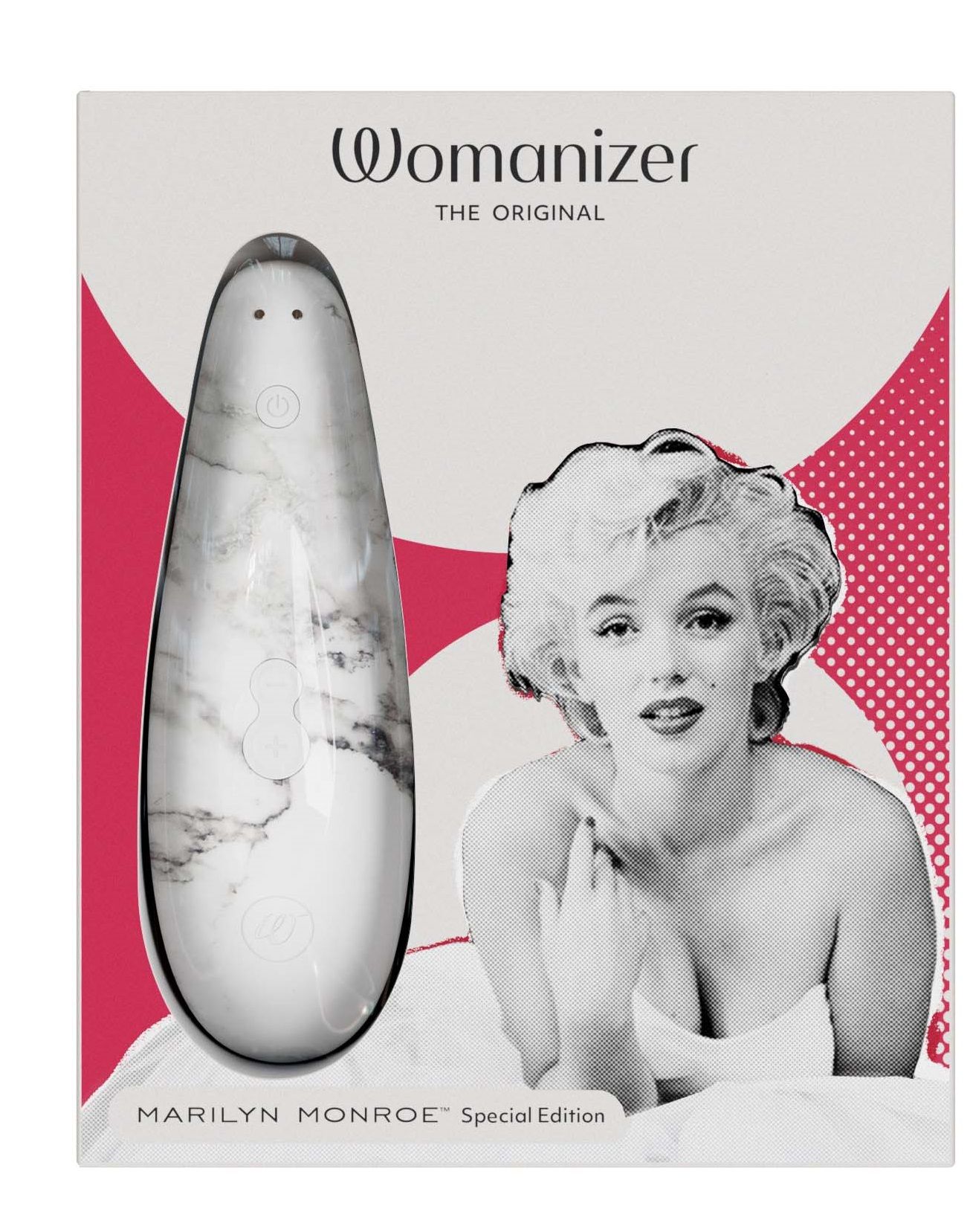 Vibratorja Marilyn Monroe Classic 2 White Marble
