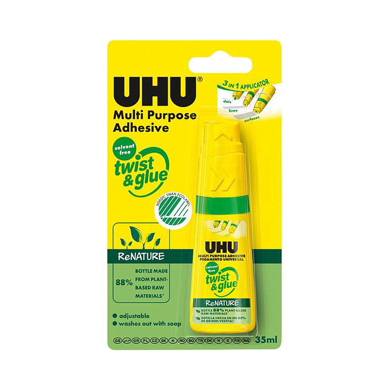 UHU Universallim 35 ml Twist & Glue Svanenmärkt