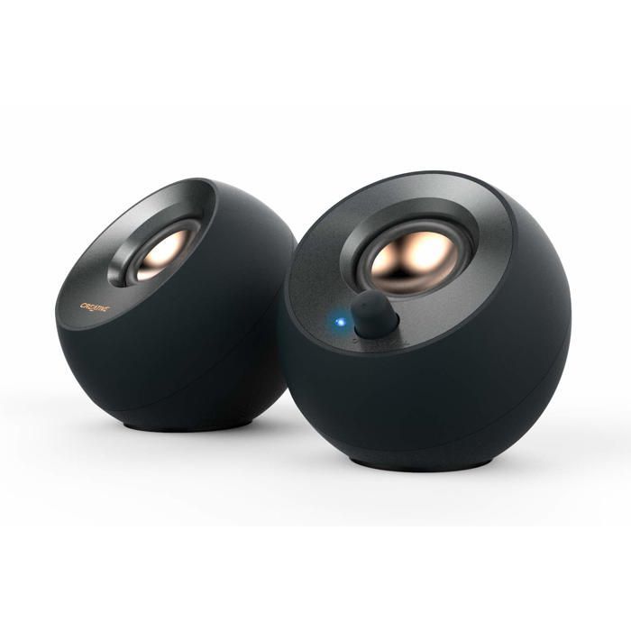 Altoparlanti Creative Pebble V2 USB 2.0 - Design minimalista - Connettività USB-C - 8W RMS