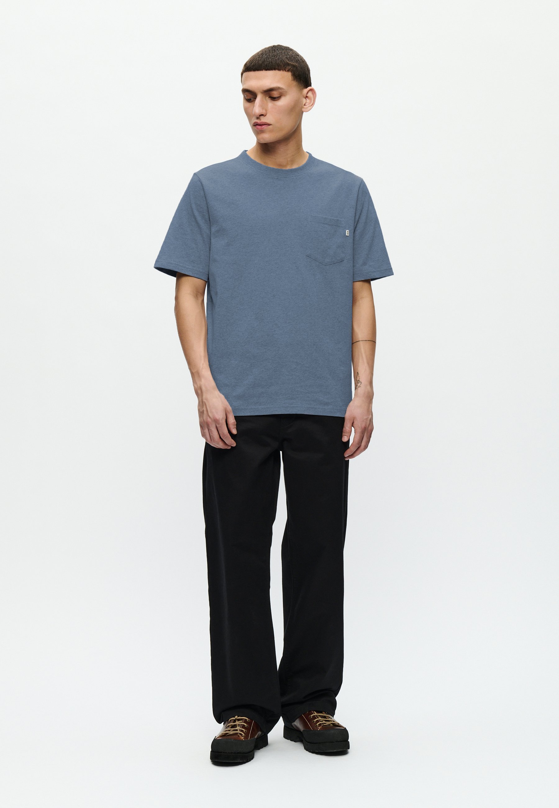 T-shirt basique WOOD WOOD - bleu