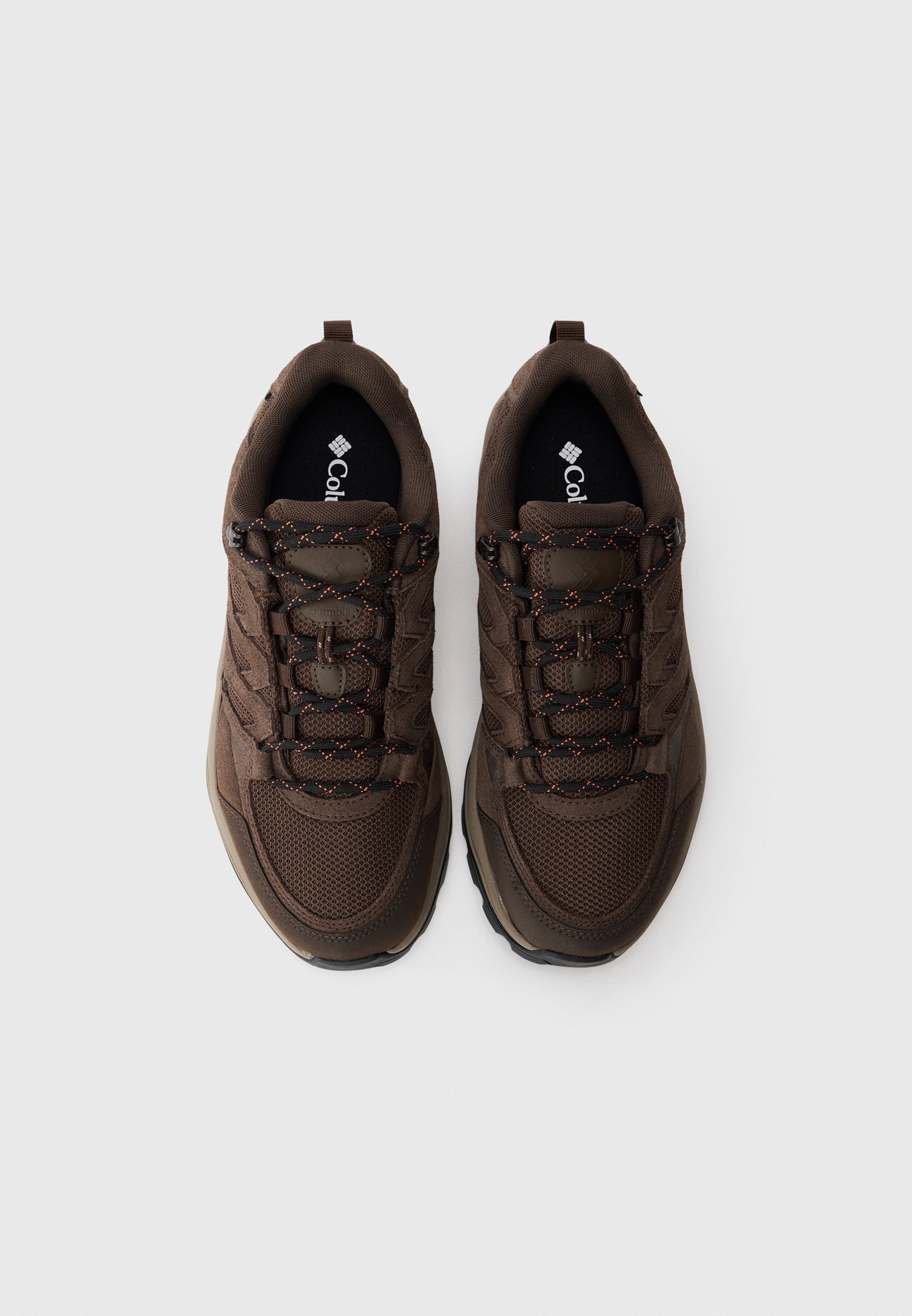 Columbia REDMOND IV - Chaussures de randonnée - cordovan/orange vif