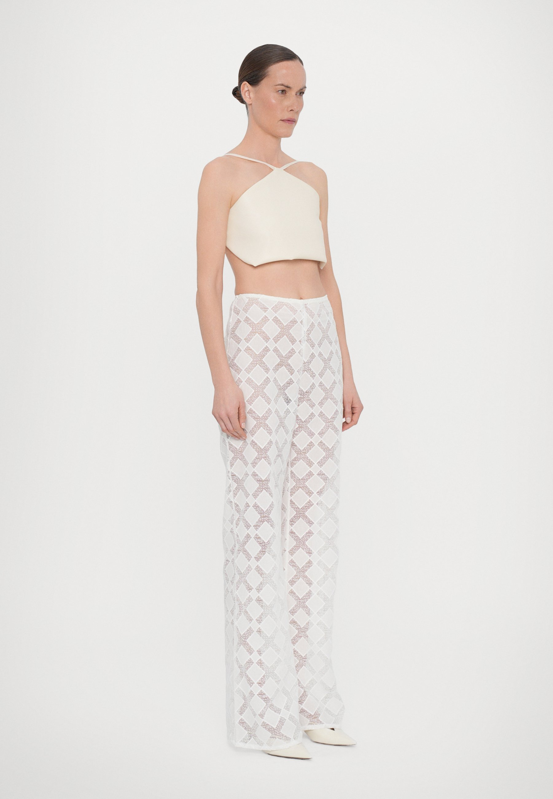 TOVE KAIA BROEK - Broek - wit