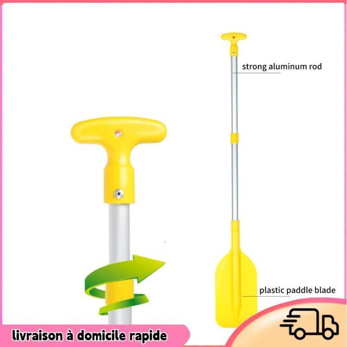 Remo telescópico para kayak Dilwe, remo para rafting, herramientas para motocicletas, remo telescópico amarillo