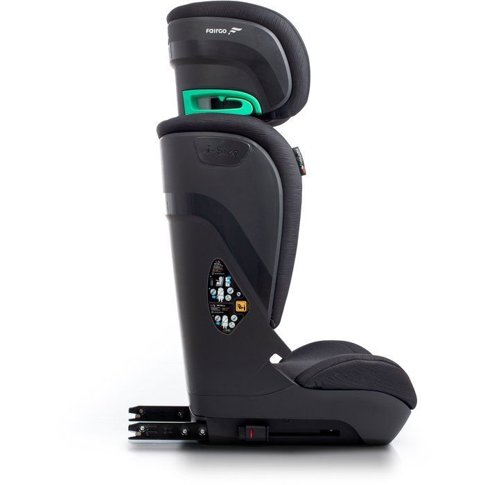 Bilbarnstol - BABYAUTO - Colosso - Grupp 2/3 - I-Size - 100/150 cm - Isofix - 11 nackstödshöjdlägen - Svart