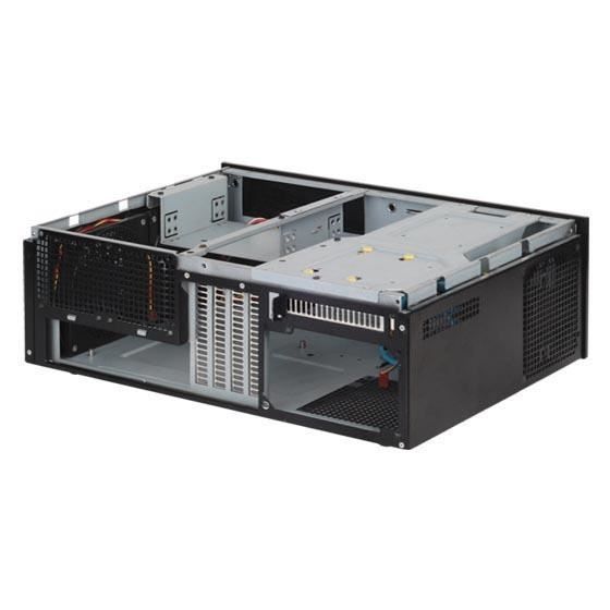 SilverStone SST-GD04B USB 3.0 - Grandia Boîtier PC HTPC Micro ATX, Haute performance du flux d'air silencieux, noir