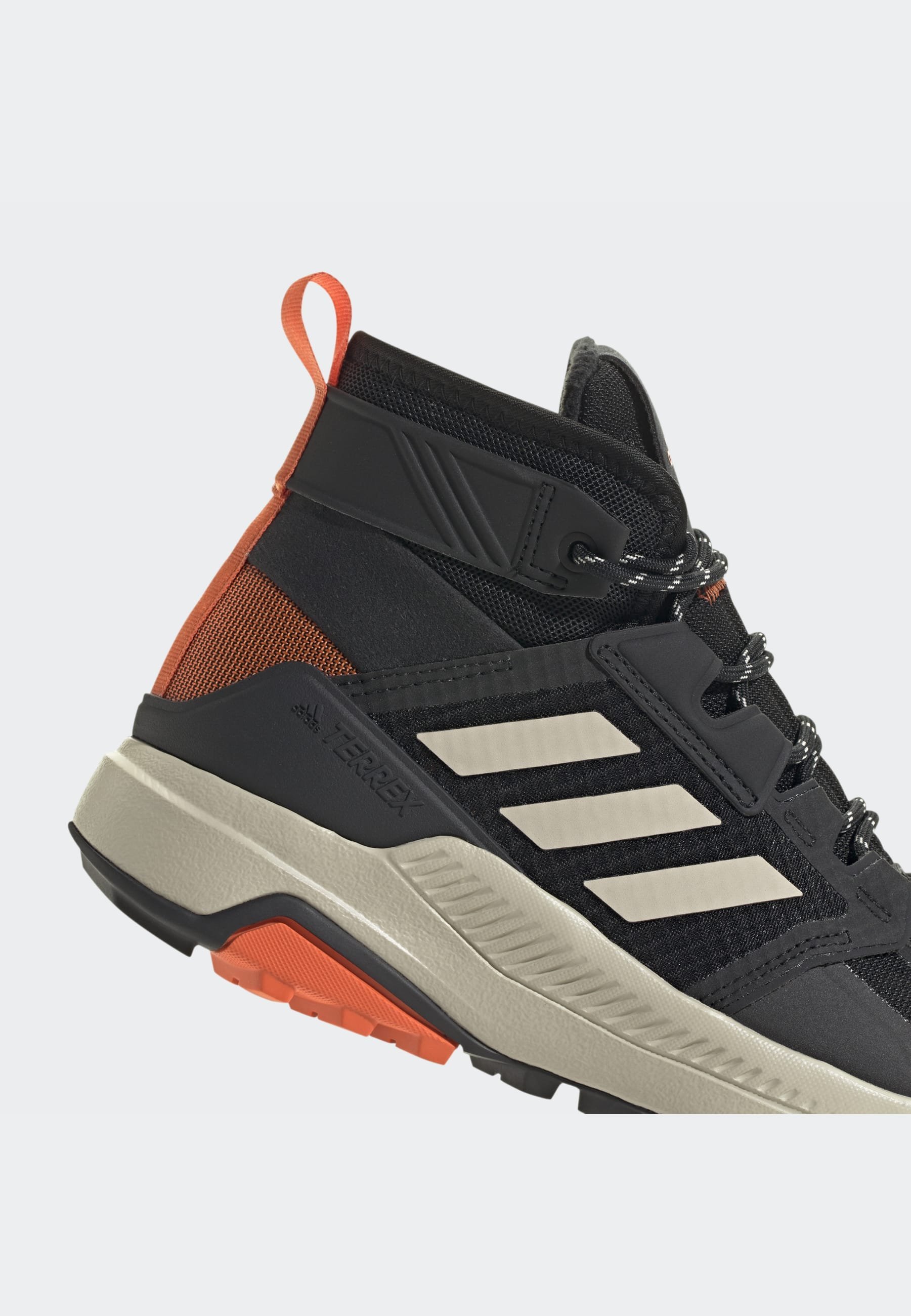 Adidas Terrex TERREX TRAILMAKER MID COLD.RDY - Scarpe da trekking - nero/beige/arancione semi-impatto