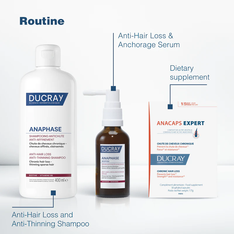 Ducray Anaphase+ Shampoo Antiqueda e Redutor de Cabelo