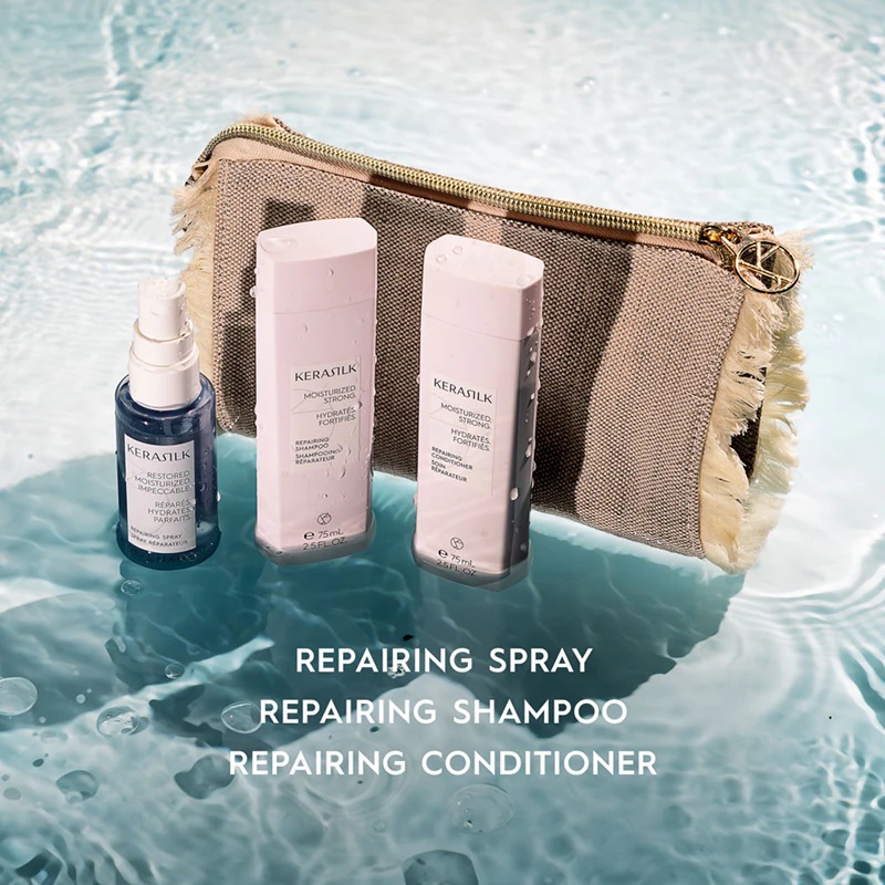 KERASILK Essentials Repairing Set kelioninis rinkinys sausiems ir pažeistiems plaukams