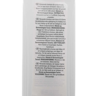 Nioxin Professionals Scalp Hair Shampoo 1 Lättförtunnat schampo Naturlig hårstyrka och volym 1000 ml 1000 ml