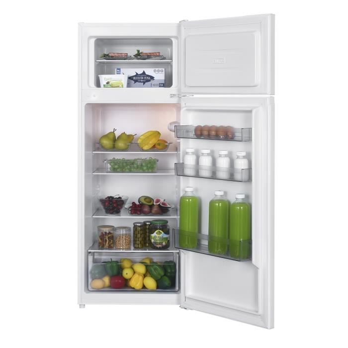 Frigorífico con congelador superior OCEANIC OCEAF2D206W3 - 2 puertas - 206 L - Refrigeración estática - Blanco