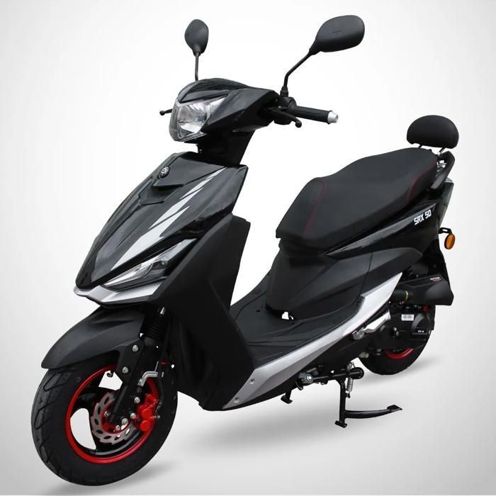 Scooter SRX 50 JIAJUE de 50 cc y 4 tiempos / Negro y gris