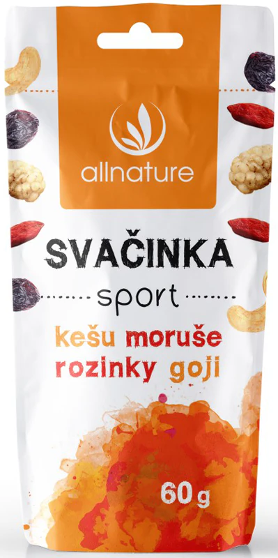 Allnature Snack Sport mix van noten en gedroogd fruit