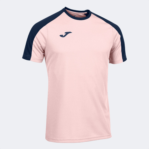 T-shirt à manches courtes Joma Eco Championship, bleu marine et rose