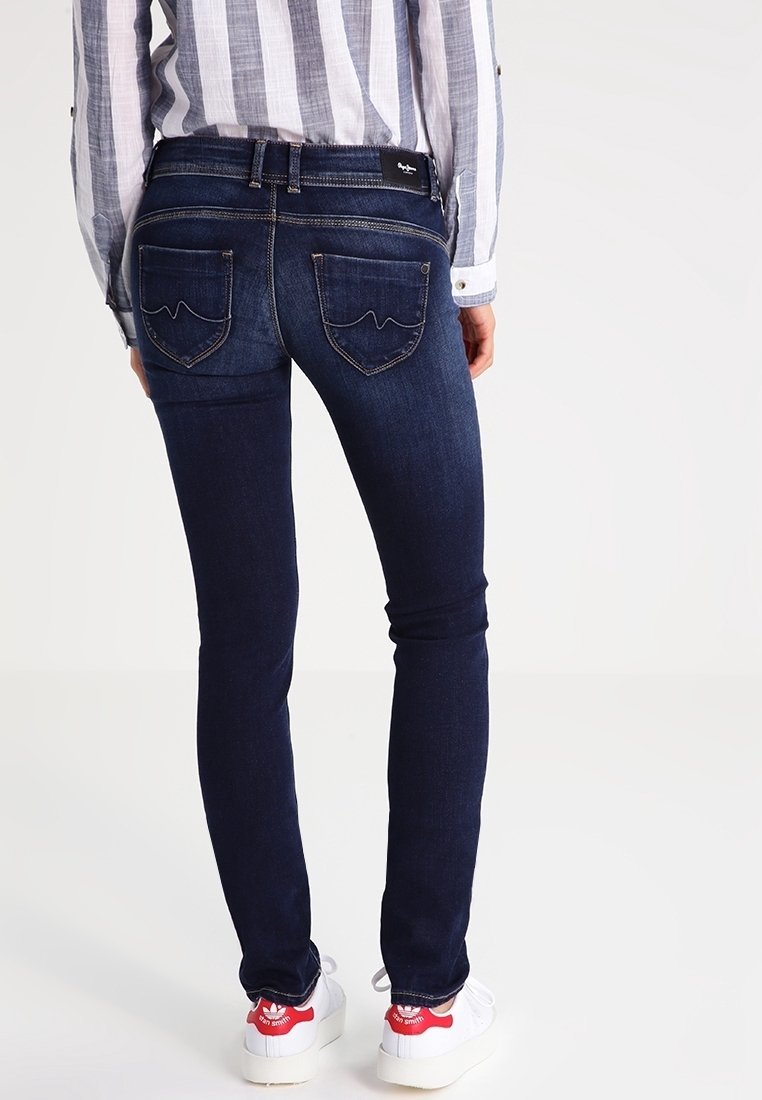 Pepe Jeans Slim Fit Jeans – dunkelblauer Denim