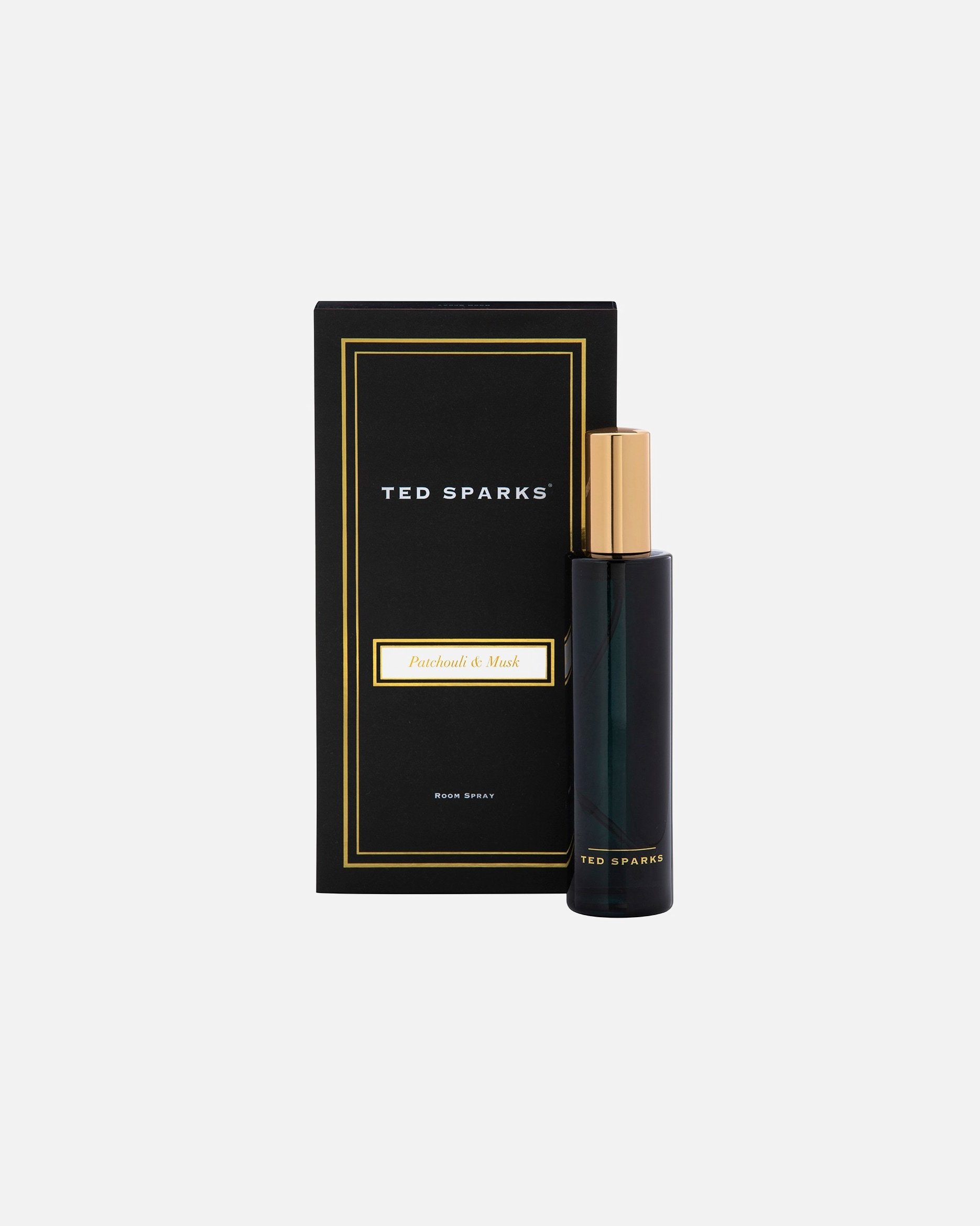 Ted Sparks kambario purškiklis „Pačiulių ir muskuso“ – 100 ml