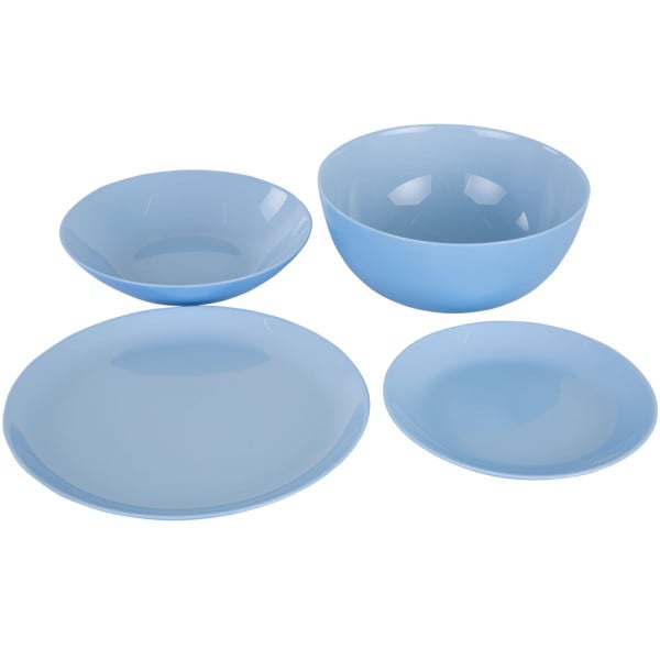 Komplet obiadowy Diwali Light Blue 19-elementowy LUMINARC