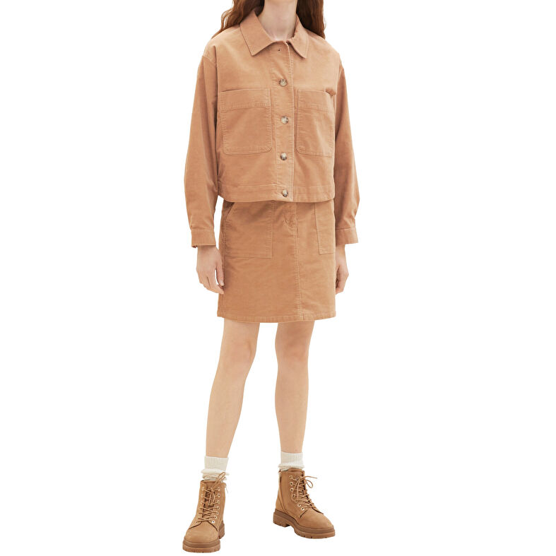 Beige naisten hame