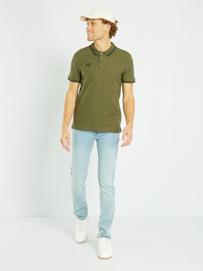 Umbro Camisa Polo Piqué - Cáqui