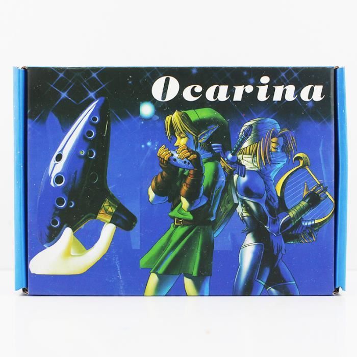 Ocarina a 12 fori The Legend of Zelda Ocarina of Time Triforce link Alto C Mediant Tone Ocarina Zelda replica in ceramica