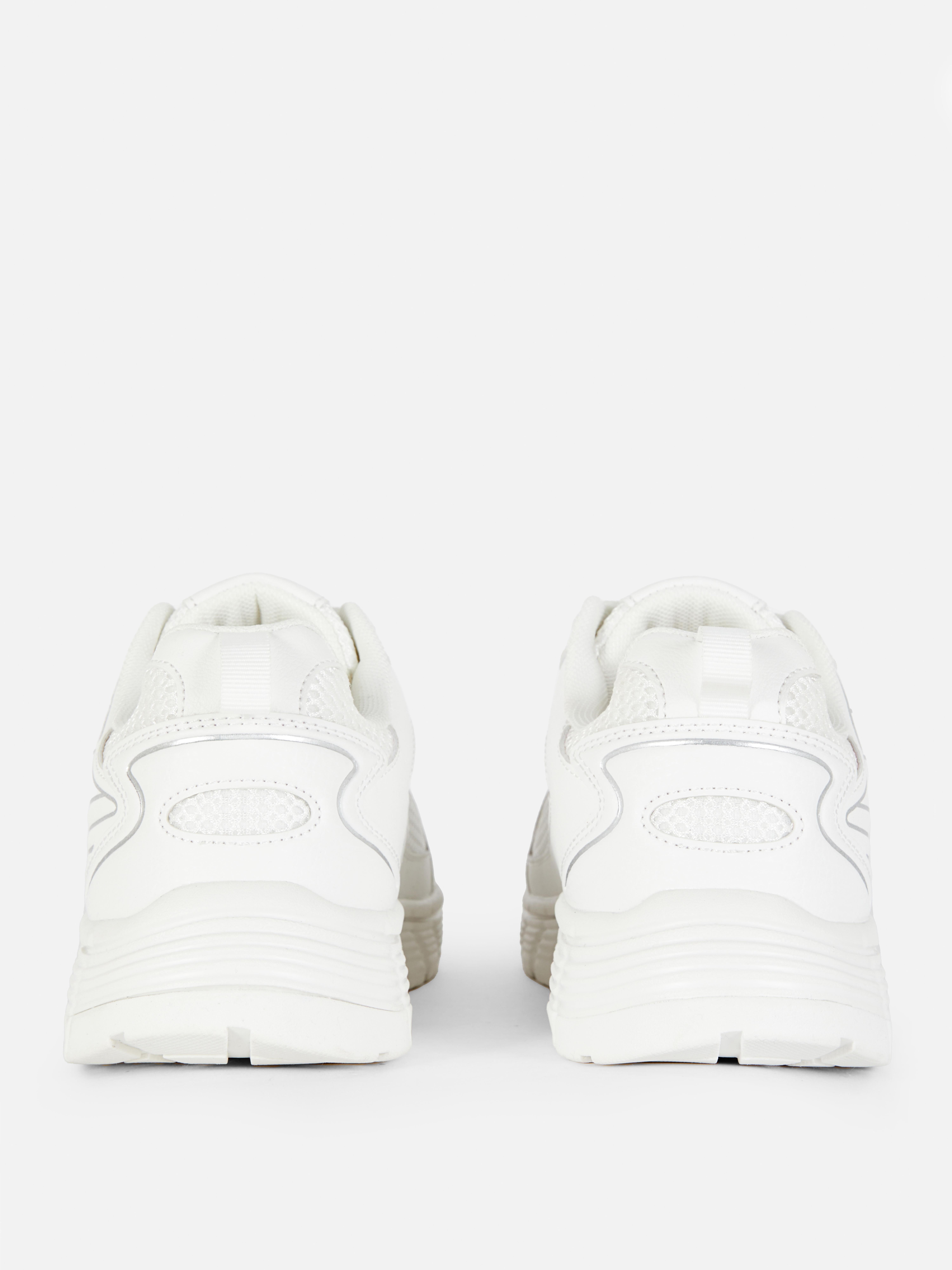 Sneakers met mesh inzetstukken Robuuste sneakers voor elke stijl