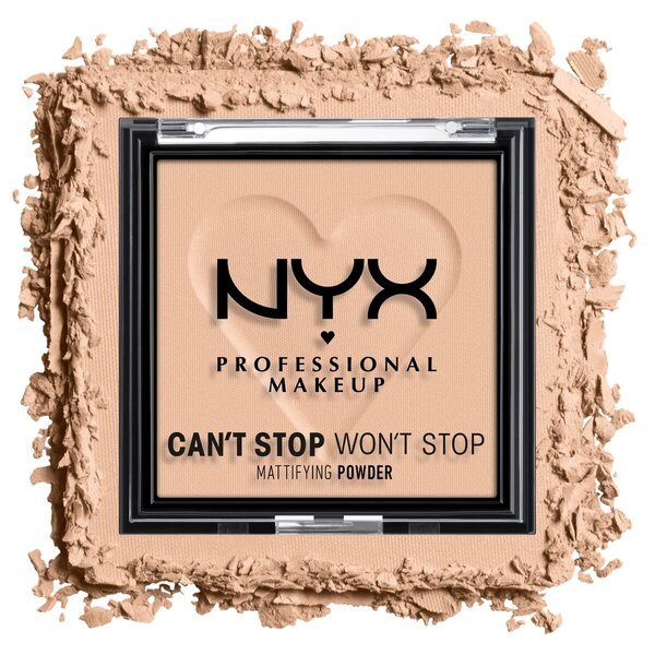 NYX Professional Makeup Can't Stop, Won't Stop lagani, srednje jaki matirajući puder