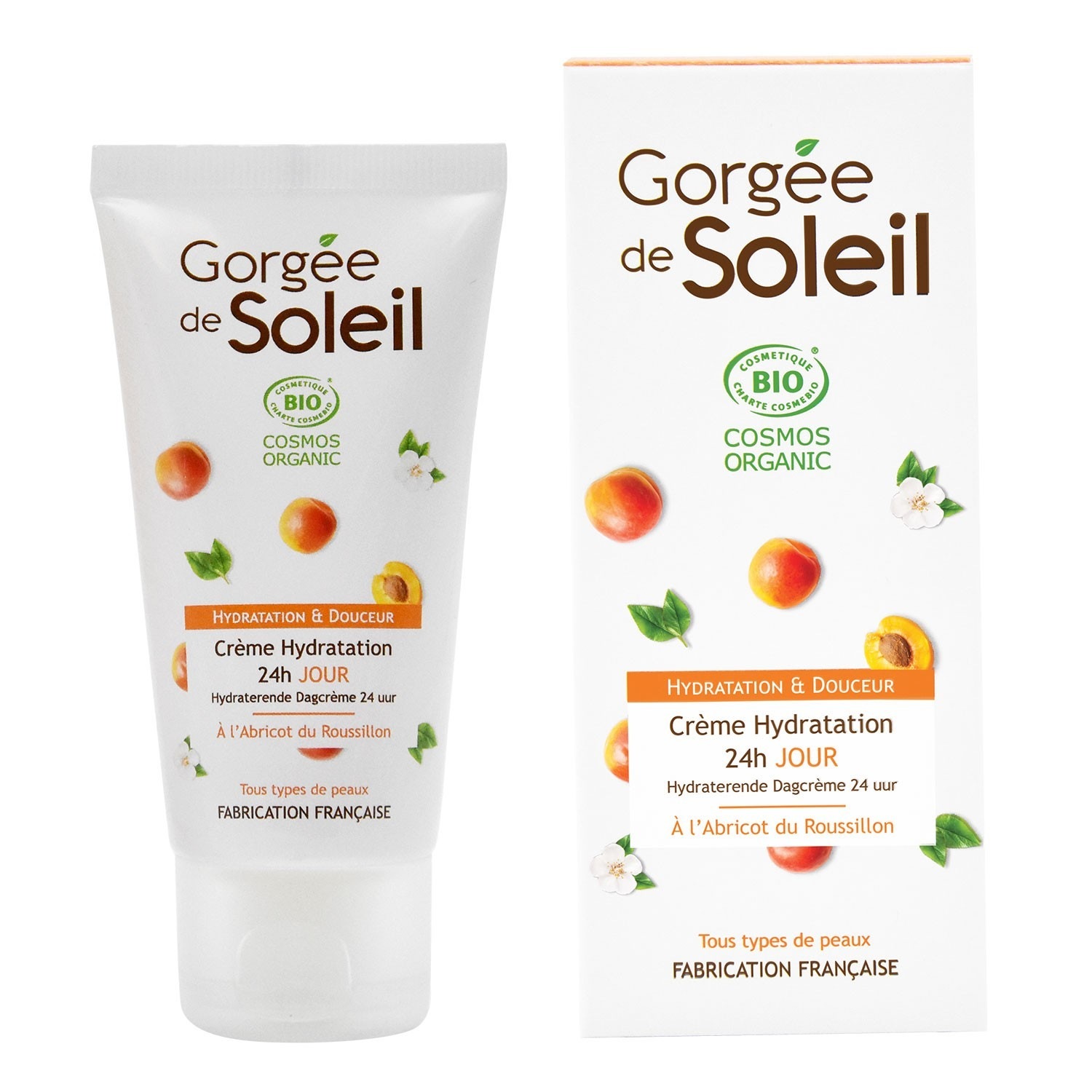 Gorgée de Soleil Crème de jour hydratation 24h - Certifiée BIO COSMOS