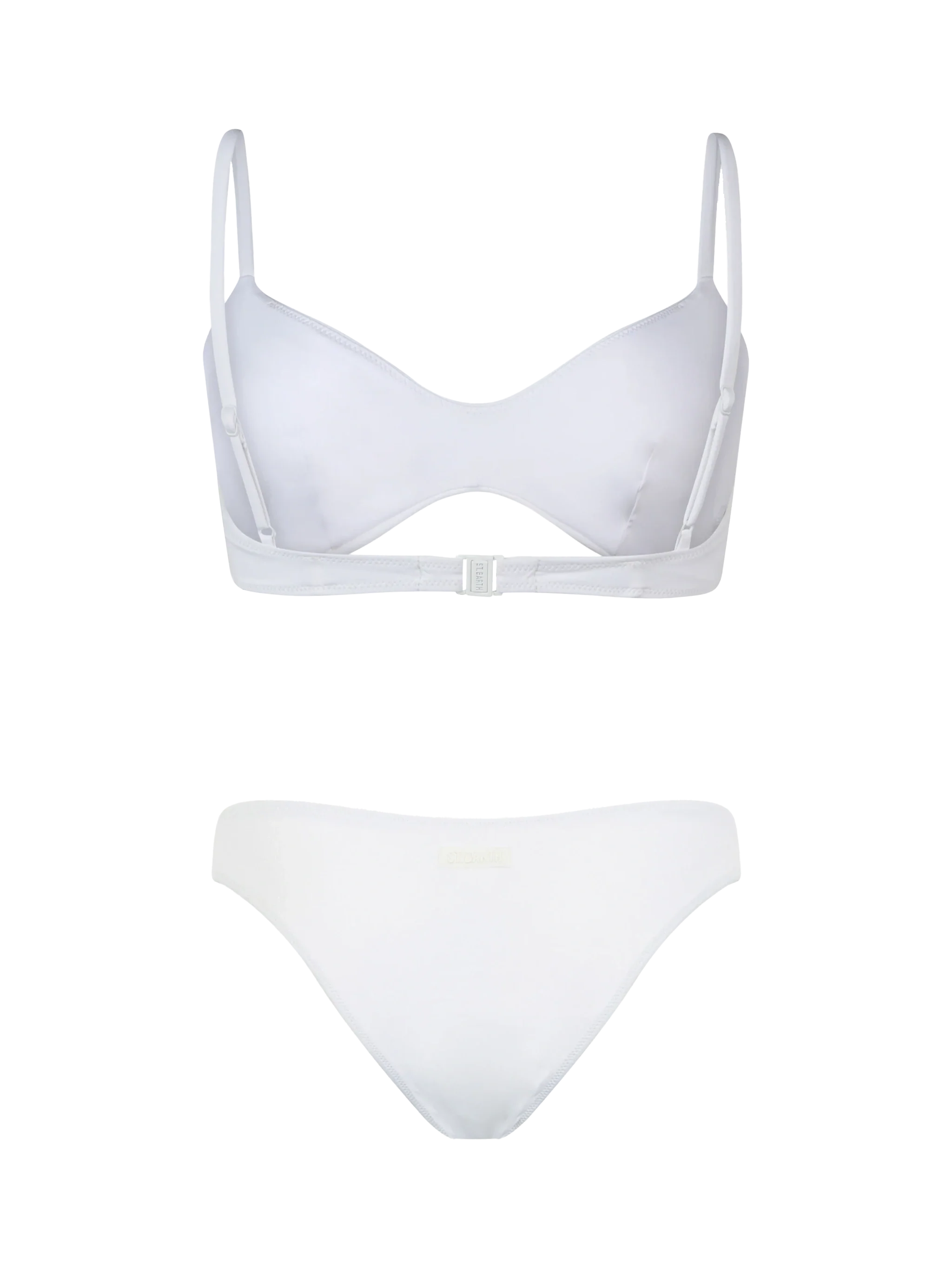 May Lido dames witte bralette bikini met ronde hals
