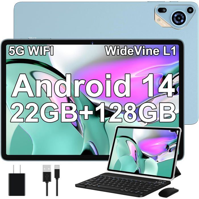 Tablette Tactile - ETHNICS ORIGINS - K11 - Android 14 - 22 Go RAM - 128 Go Stockage Extensible
