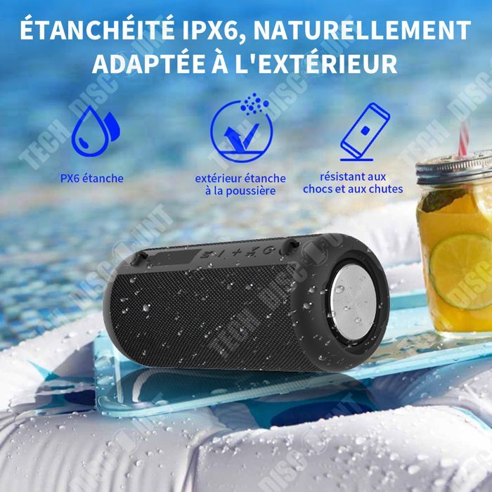 Bluetooth-luidspreker - TD - 20W - Waterdicht - 3600mAh - Bluetooth 5.0