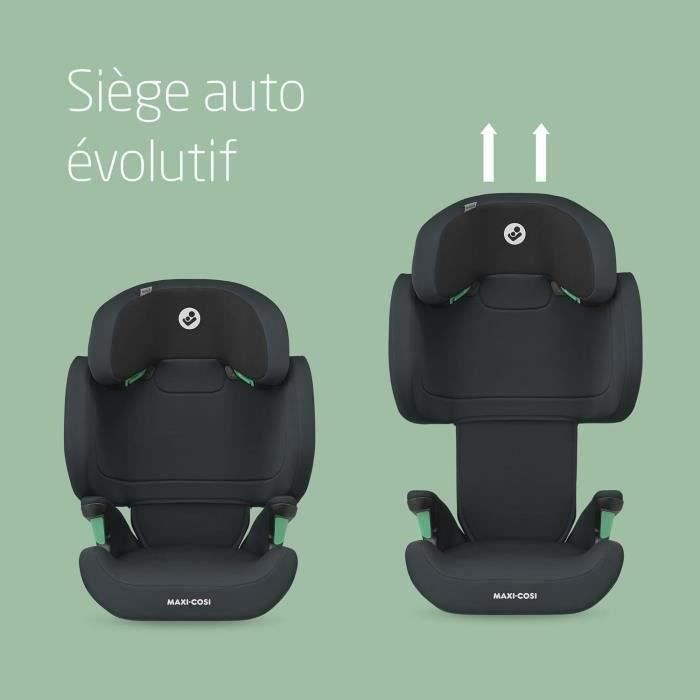 MAXI-COSI Rodifix M I-Size, Siège auto Isofix Groupe 2/3, Rehausseur voiture, Evolutif, de 15 à 36kg, de 3,5 à 12 ans, Basic grey