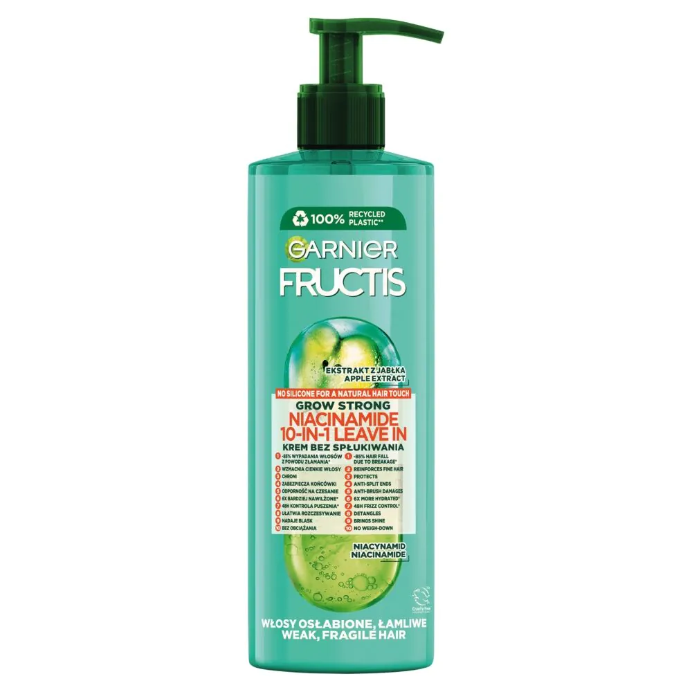 Fructis Krem do włosów Bez Spłukiwania 10W1 Grow Strong