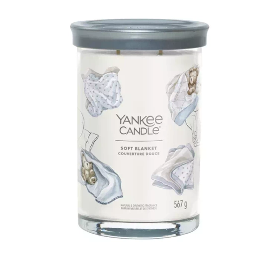 Yankee Candle Signature Tumbler duża świeca zapachowa Soft Blanket 567 g
