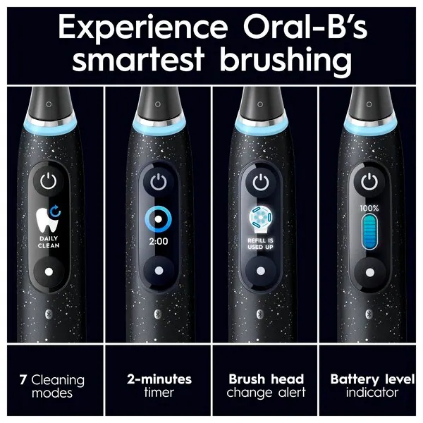 Električna zobna ščetka Oral-B iO Series 10 črna