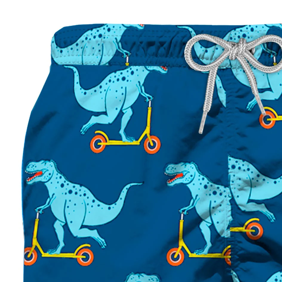 Kinderzwempak van lichtgewicht stof met dinosaurusprint.
