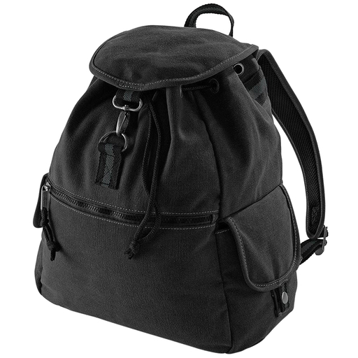 Vintage-Rucksack aus Canvas (18 Liter) (2er-Pack) Quadra