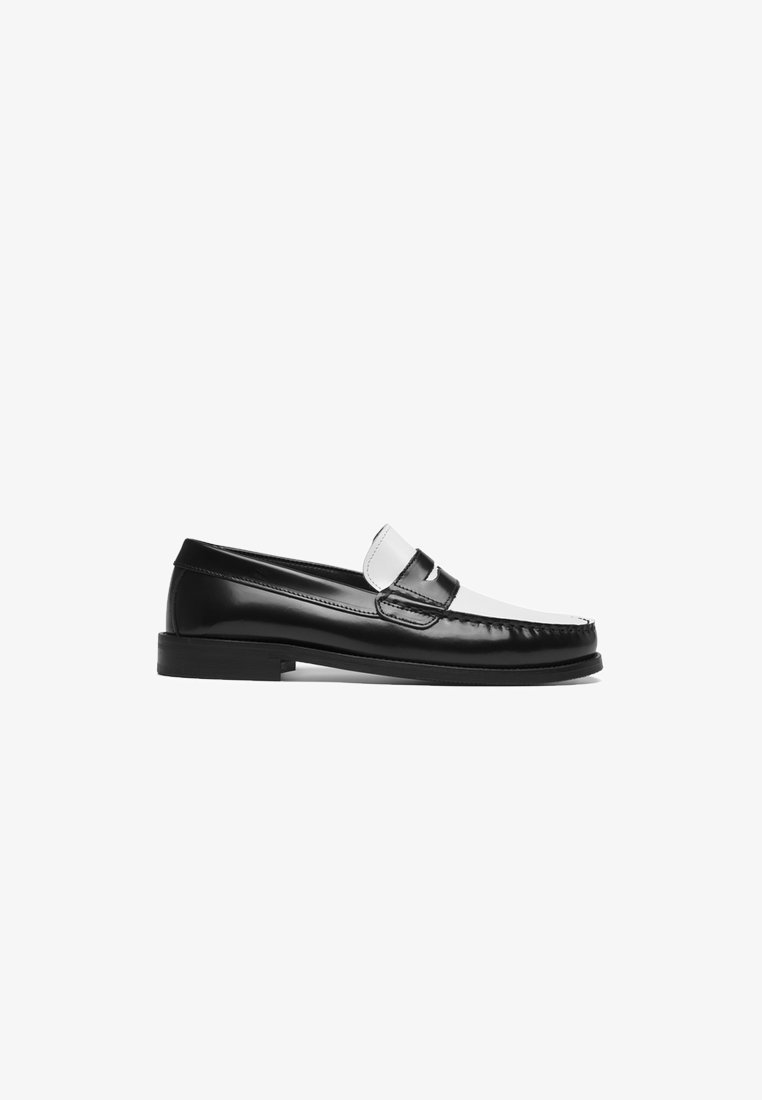 Les Deux WILLARD UNISEX - Mocassins - noir/blanc