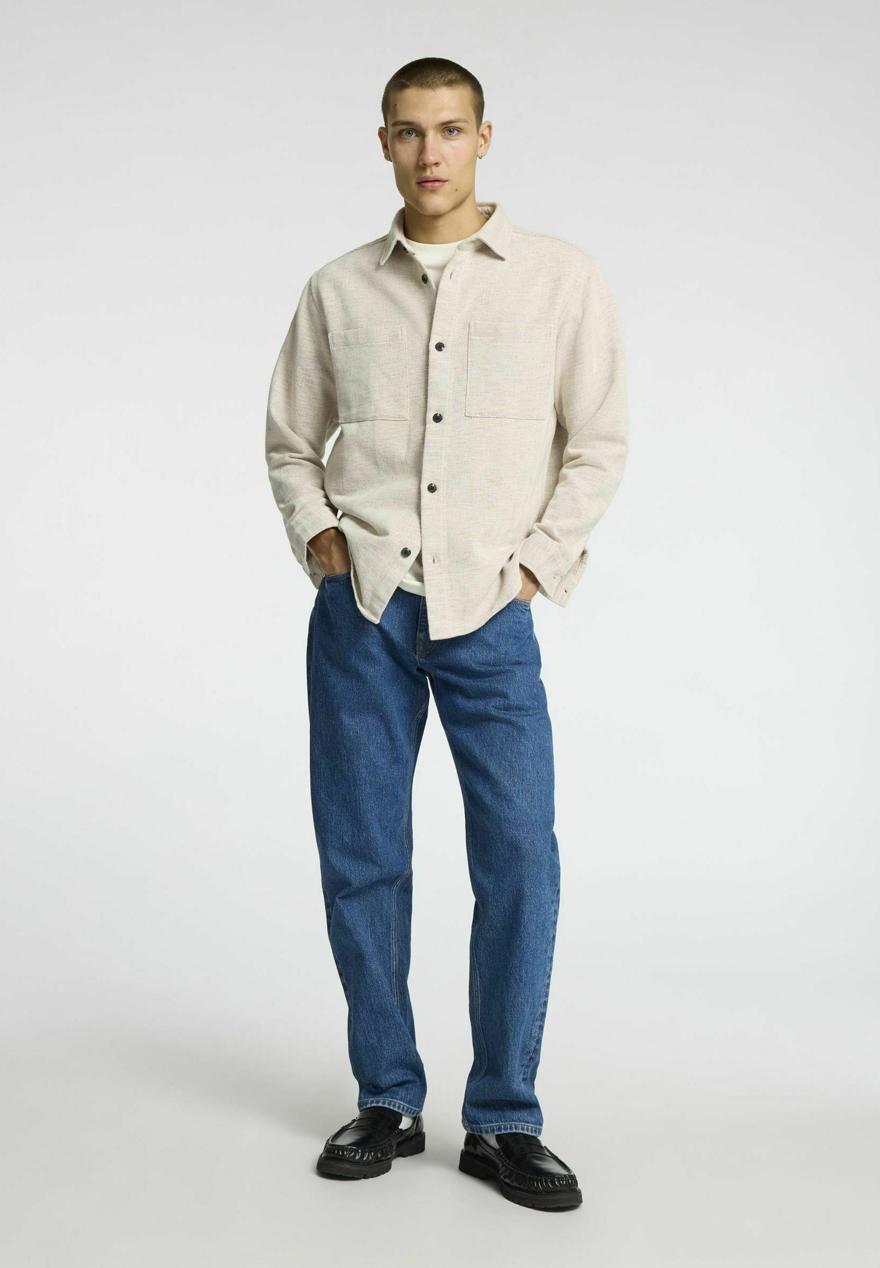 Jean droit Selected Homme BEN KORI - denim bleu moyen