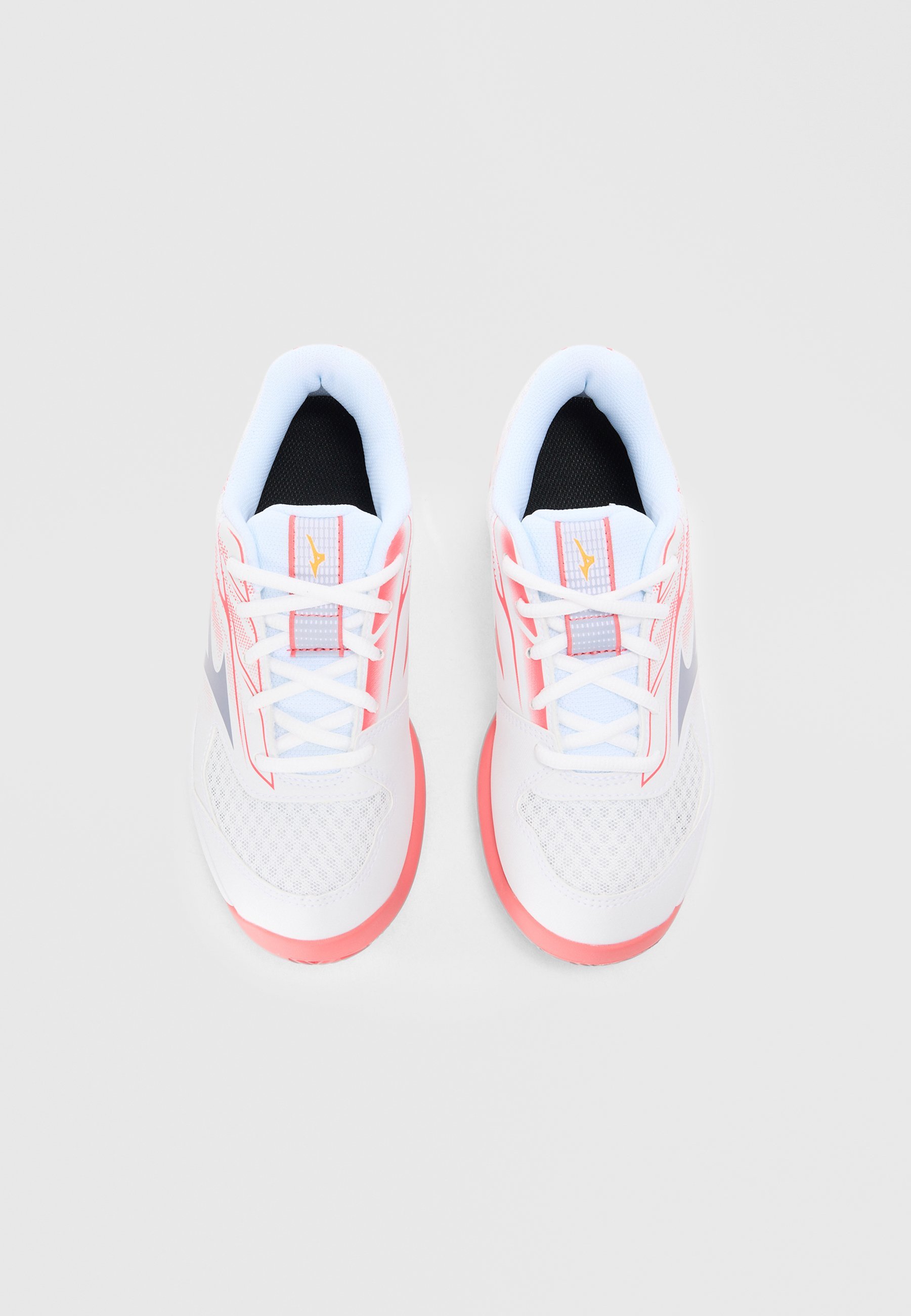 Mizuno BREAK SHOT 5 UNISEX - Buty tenisowe na różne nawierzchnie - biały/niebieski granit/calypso koral