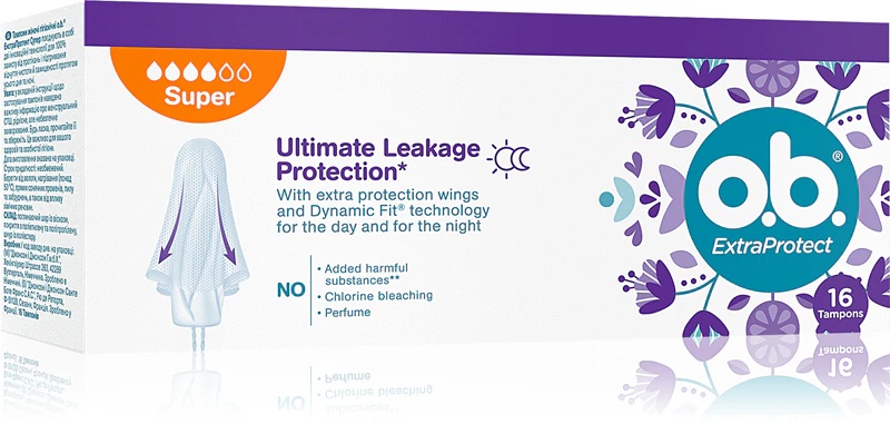 ob Extra Protect Super tampons