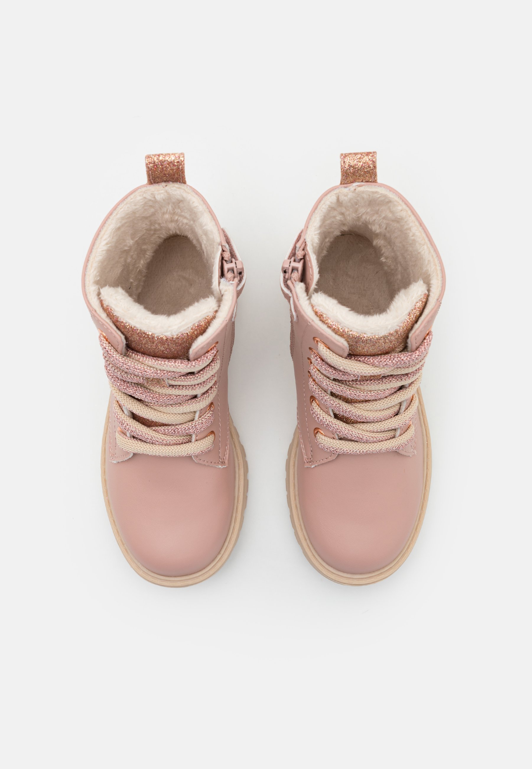 Stivaletti stringati Friboo - rosa