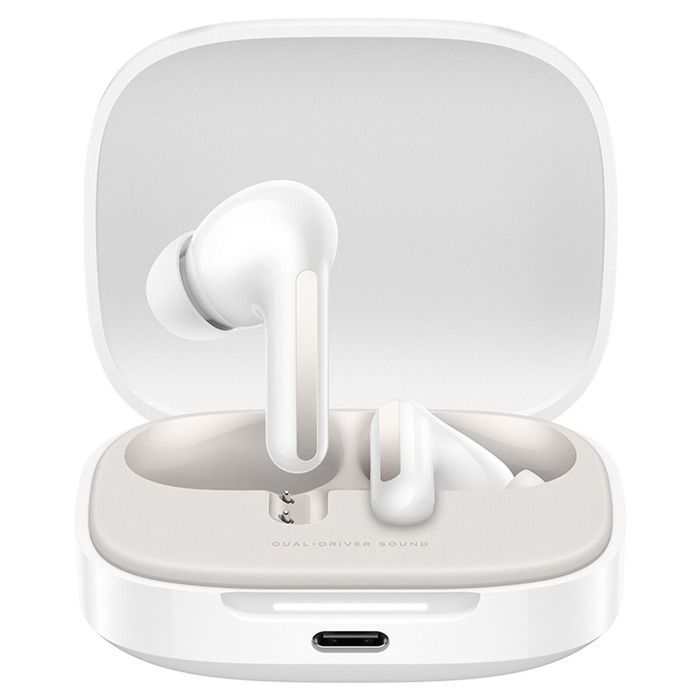 Auriculares Bluetooth Redmi Buds 6 con cancelación activa de ruido, 42 horas de autonomía y diseño intrauditivo.
