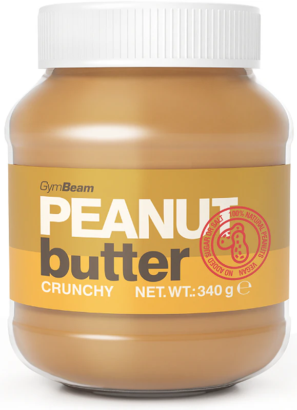 GymBeam Erdnussbutter Crunchy 100% Erdnussbutter