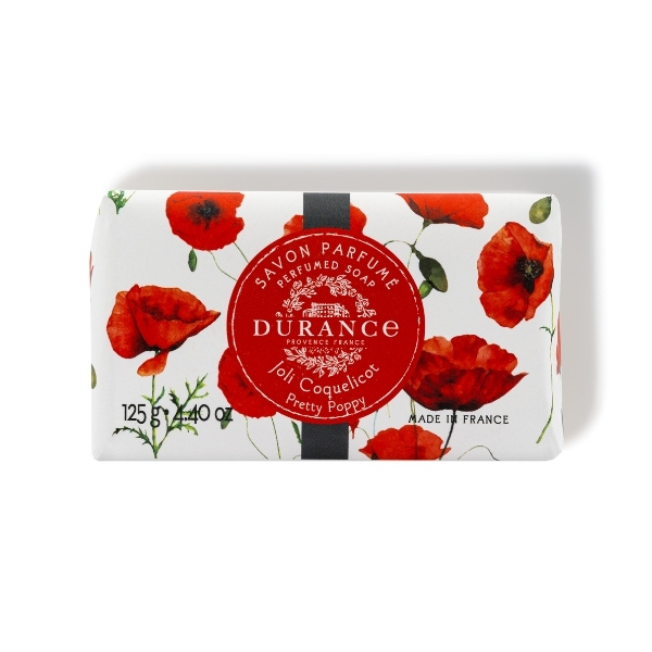 Durance kvapnus muilas „Pretty Poppy“ 125 g