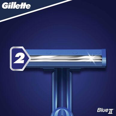 Gillette Lâminas de Barbear Descartáveis Blue II      12 un 12 un