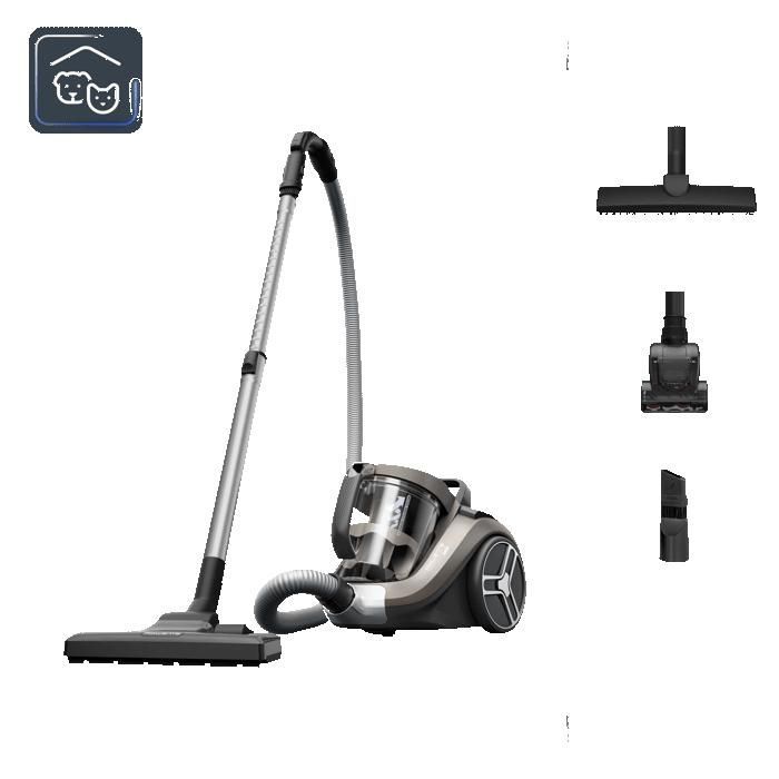 Rowenta Aspirateur sans sac, 900 W max, Haute filtration, 2,5 L, Compact RO4B50EA