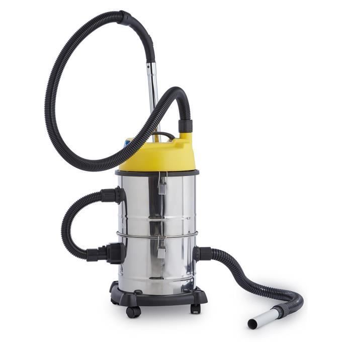 KLARSTEIN Aspirador industrial 3 en 1 - Reinraum - 1800W - Depósito 30L - Acero inoxidable