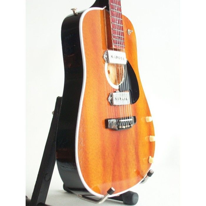 Kurt Cobain's Nirvana Martin miniature acoustic guitar