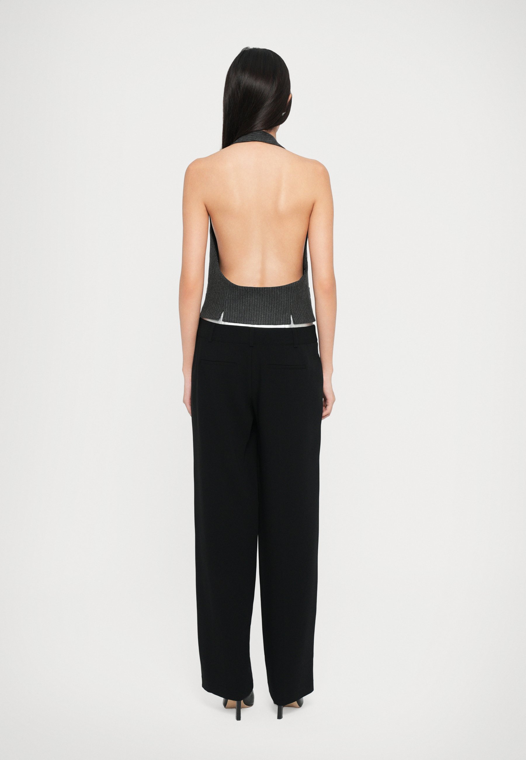 Dsquared2 BIANCA PINSTRIPE - Vest - antraciet