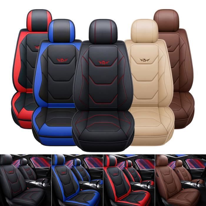 Autositzbezug – MOMOTOU – Universal – PU-Leder – Schwarz/Rot – Hohe Qualität