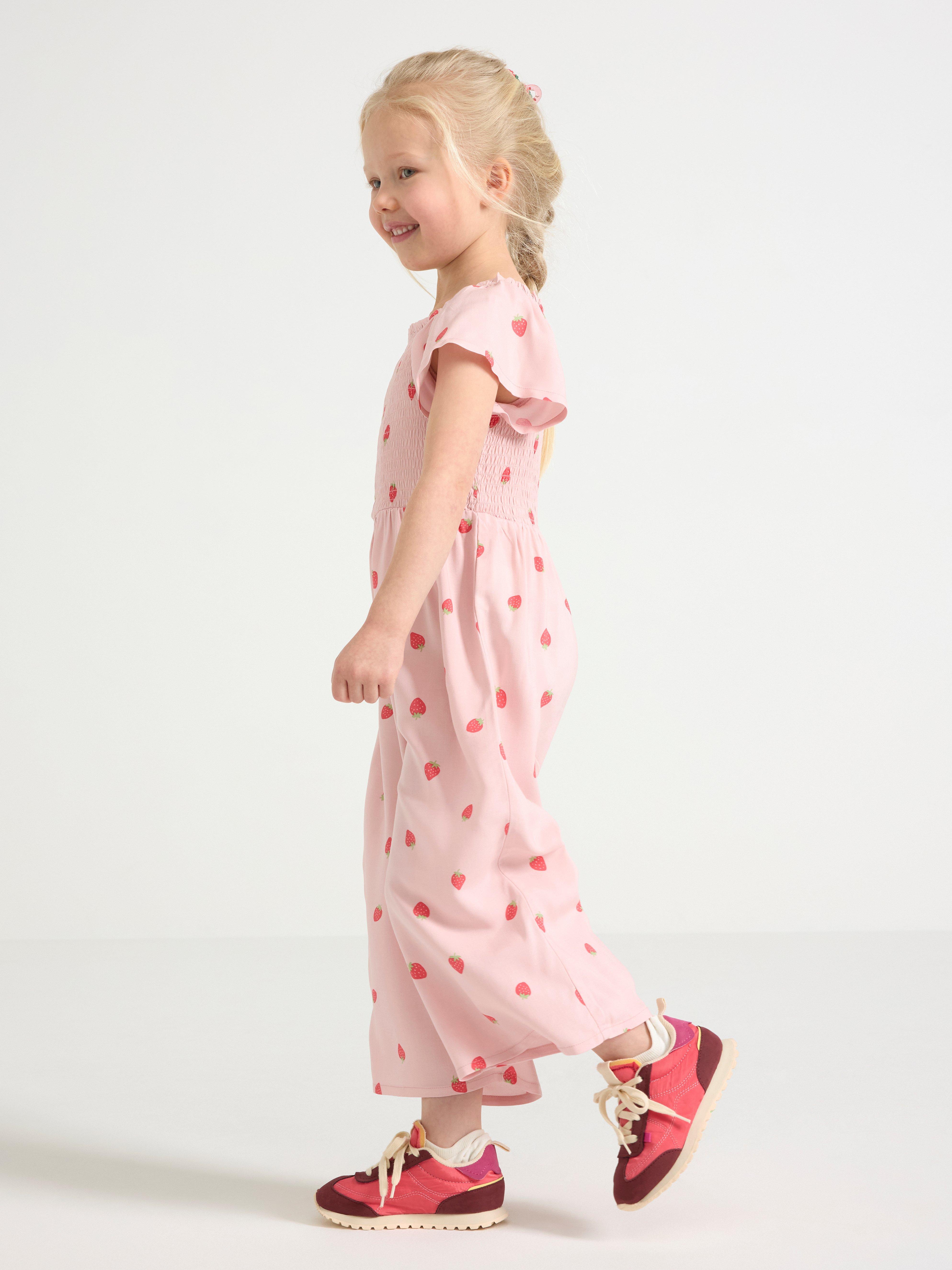 Macacão Kortärmad Light Dusty Pink